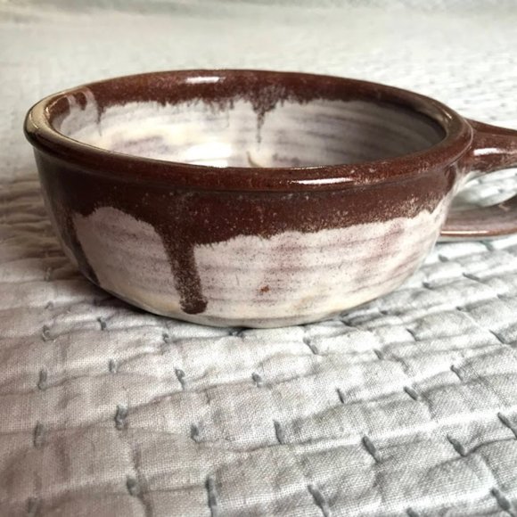 Handmade Other - Vintage Handmade Pottery Bowl w/ Mug Handle